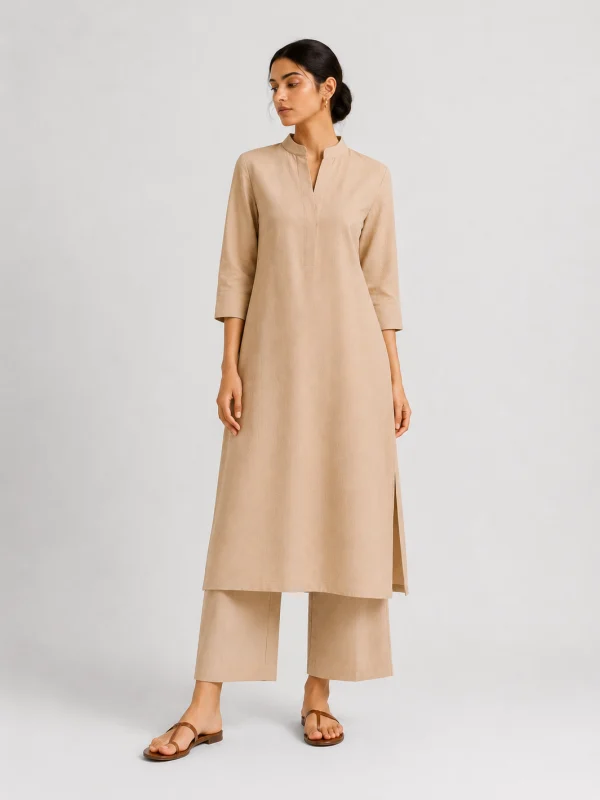 Biahama linen kurta