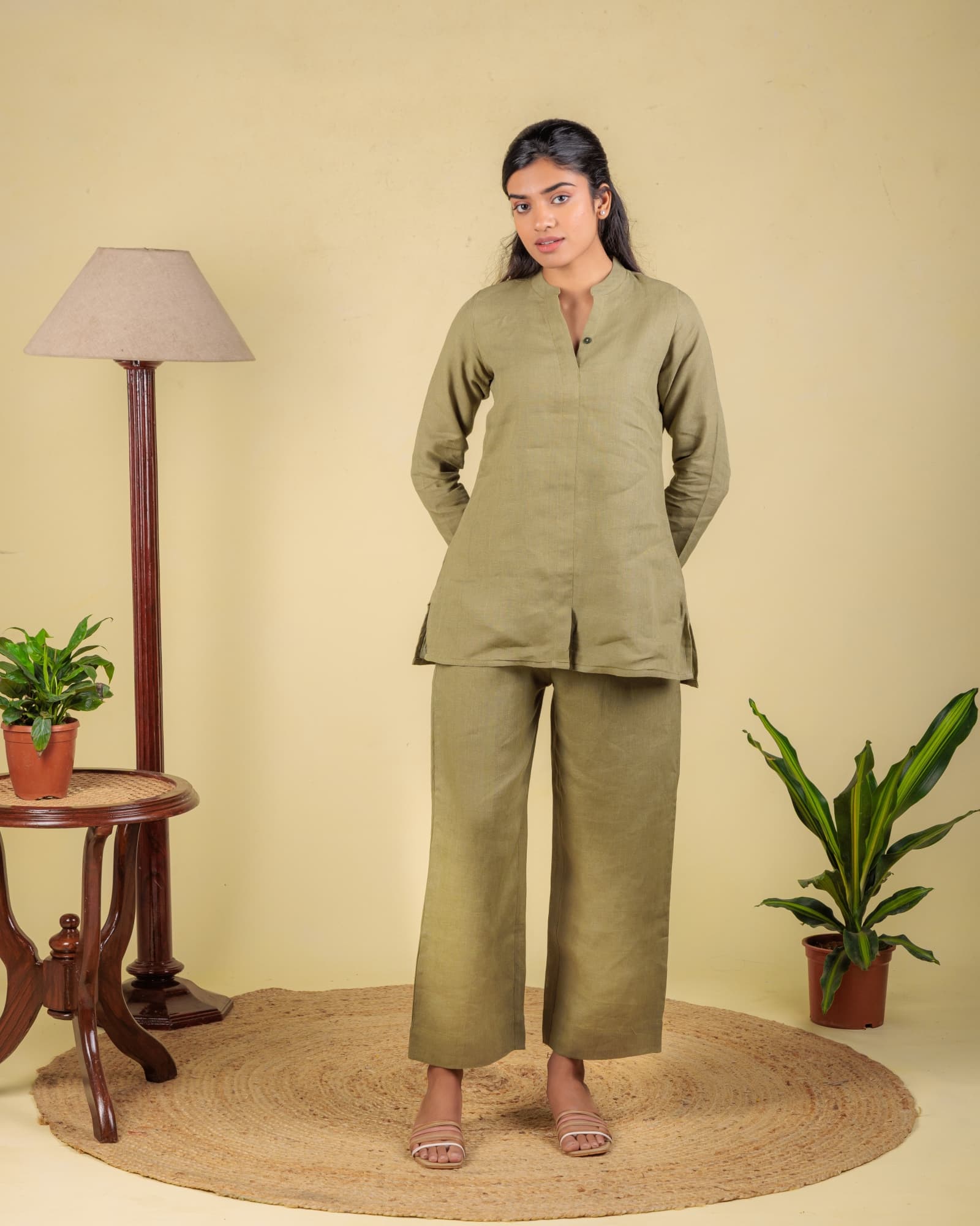 Green Collar Tunic view 2