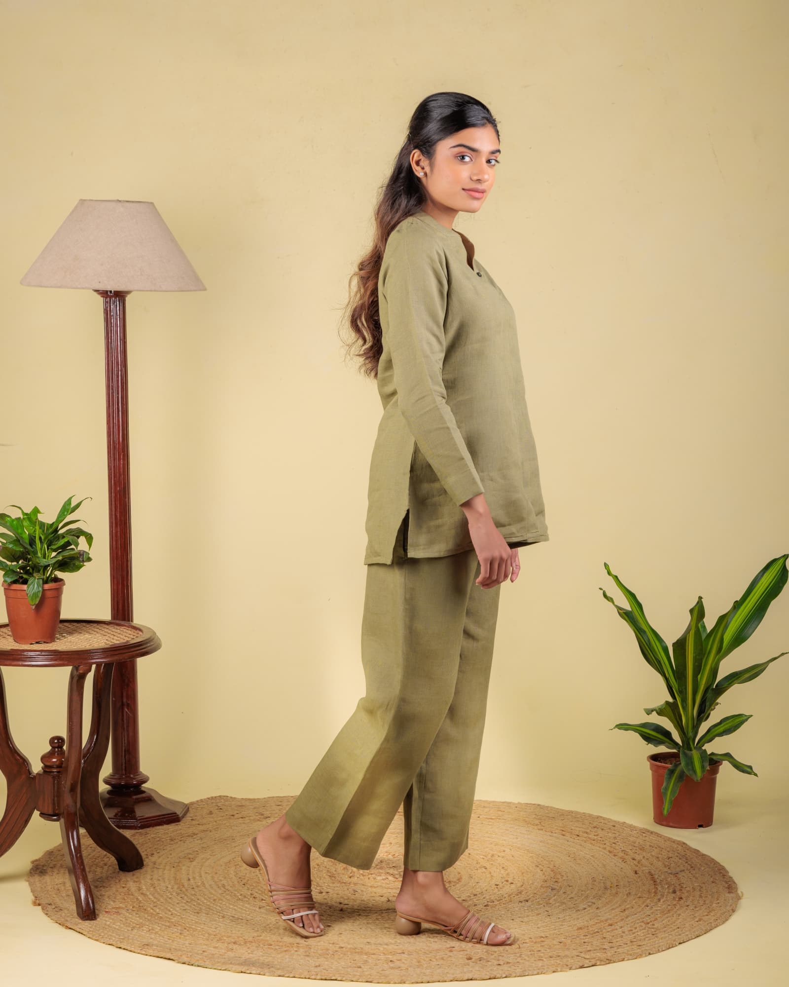 Green Collar Tunic view 3