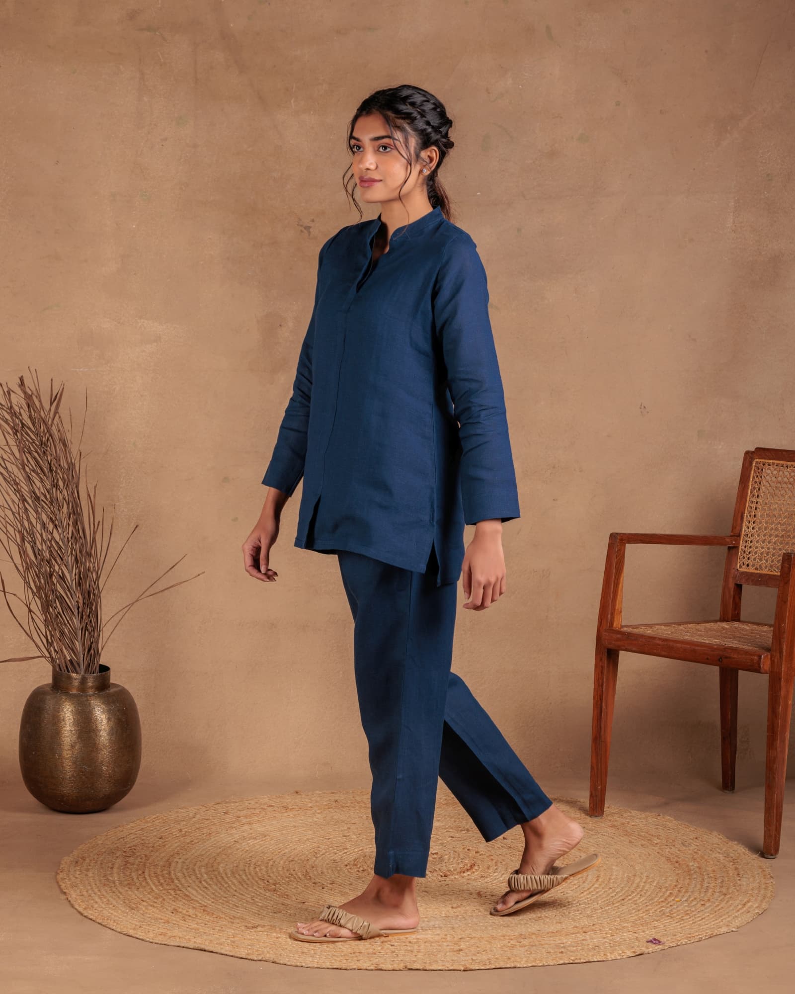 Navy Collar Tunic view 3