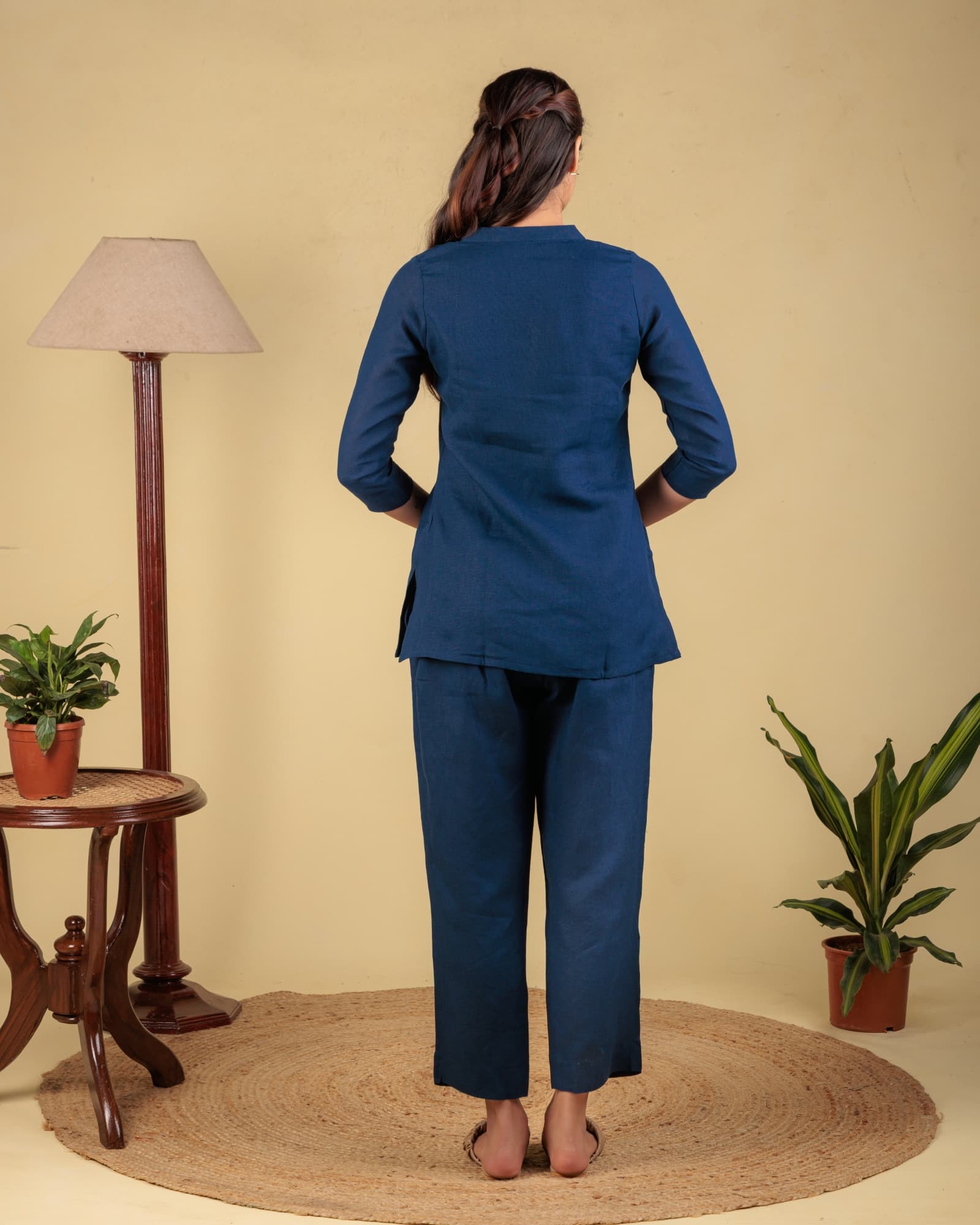 Navy V-Neck Tunic view 5