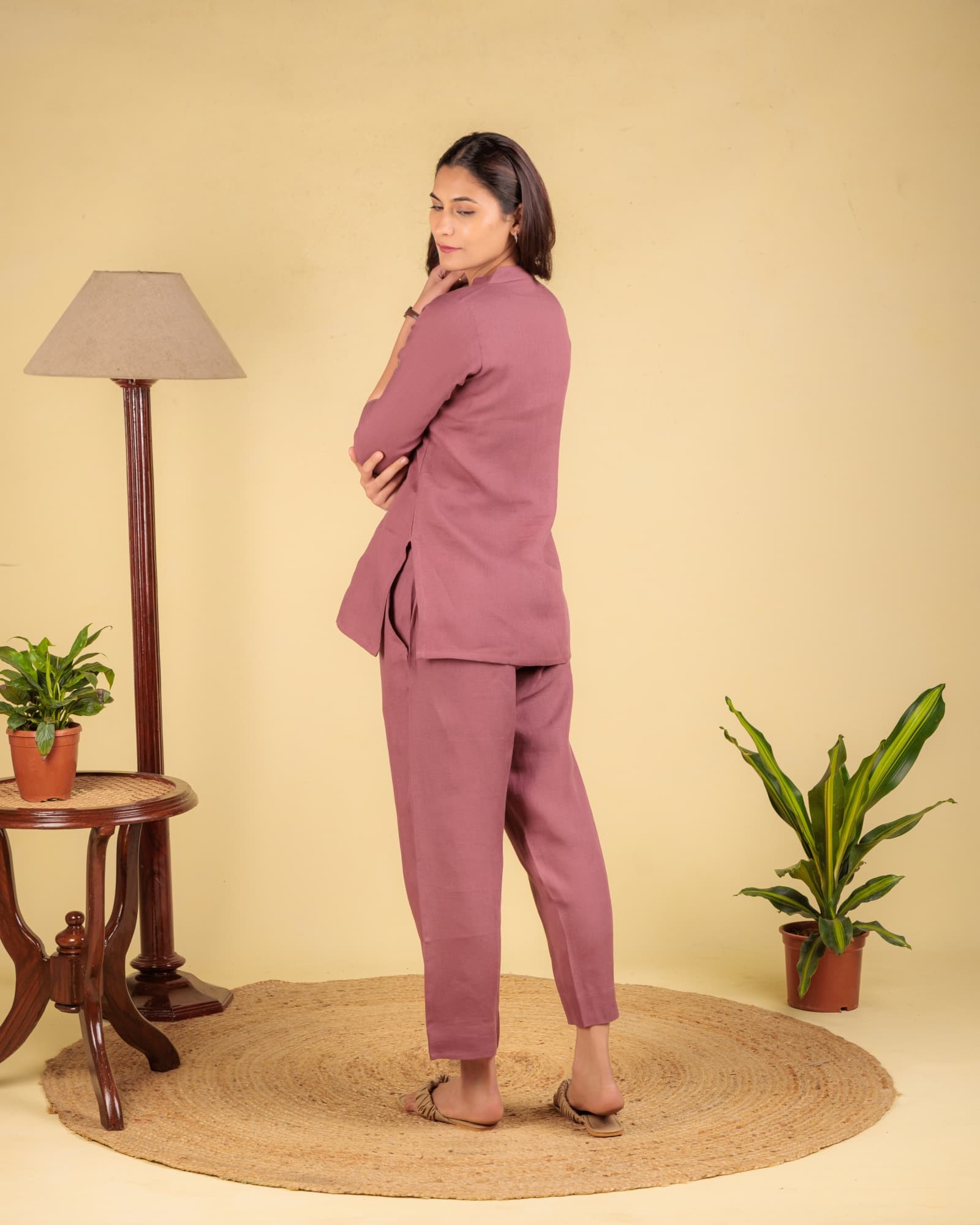 Pink V-Neck Tunic view 5